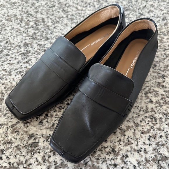 INTENTIONALLY BLANK x Anthropologie Pinky Loafer Ballet Flat Casual Black Sz. 7 - Picture 6 of 13